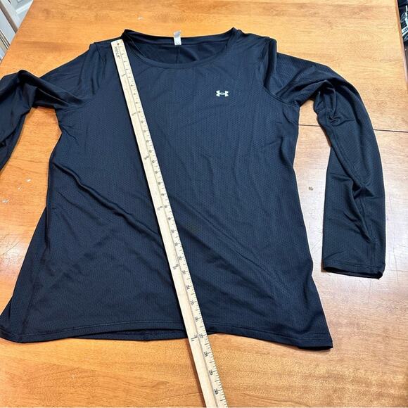 Under Armour Women’s Black Long Sleeve Athletic Shirt Size X-LARGE XL Athleisure - Picture 5 of 6